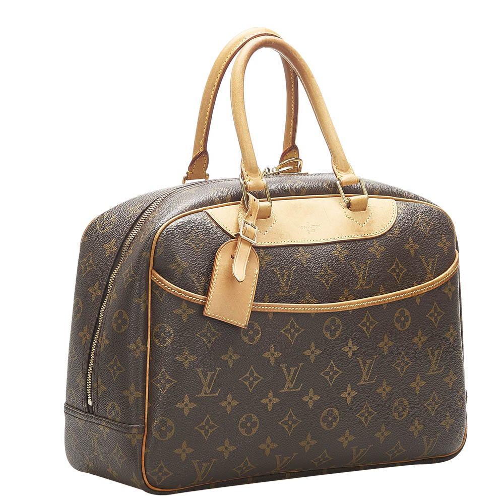 

Louis Vuitton Monogram Canvas Deauville Bag, Brown