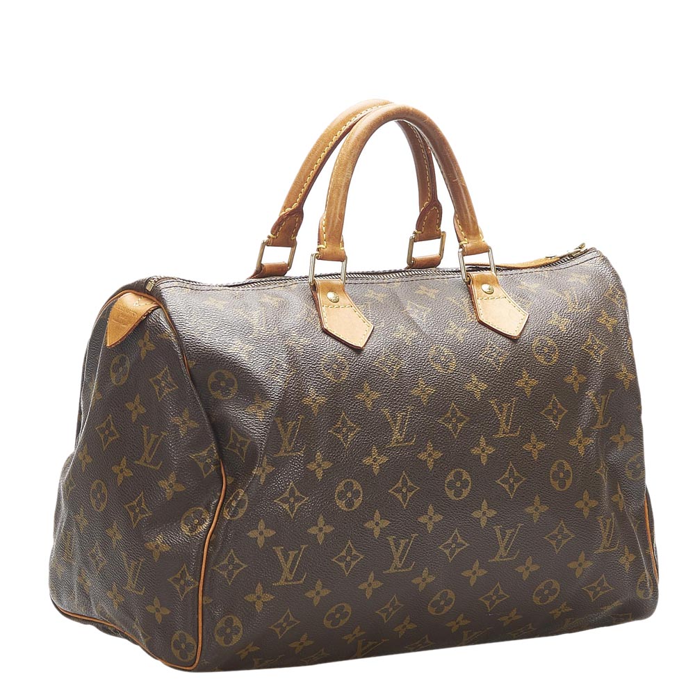

Louis Vuitton Monogram Canvas Speedy 35 bag, Brown