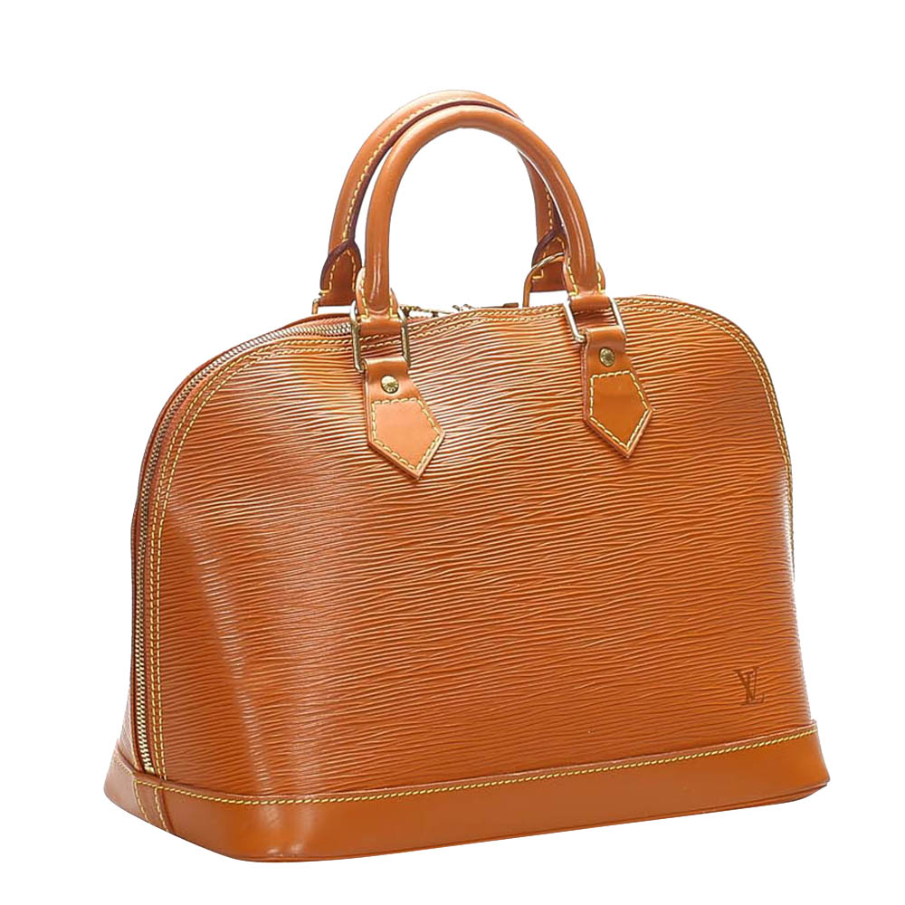 

Louis Vuitton Brown Epi Leather Alma PM Bag