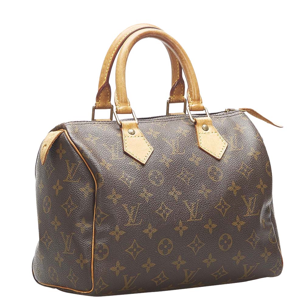

Louis Vuitton Monogram Canvas Speedy 25 Bag, Brown
