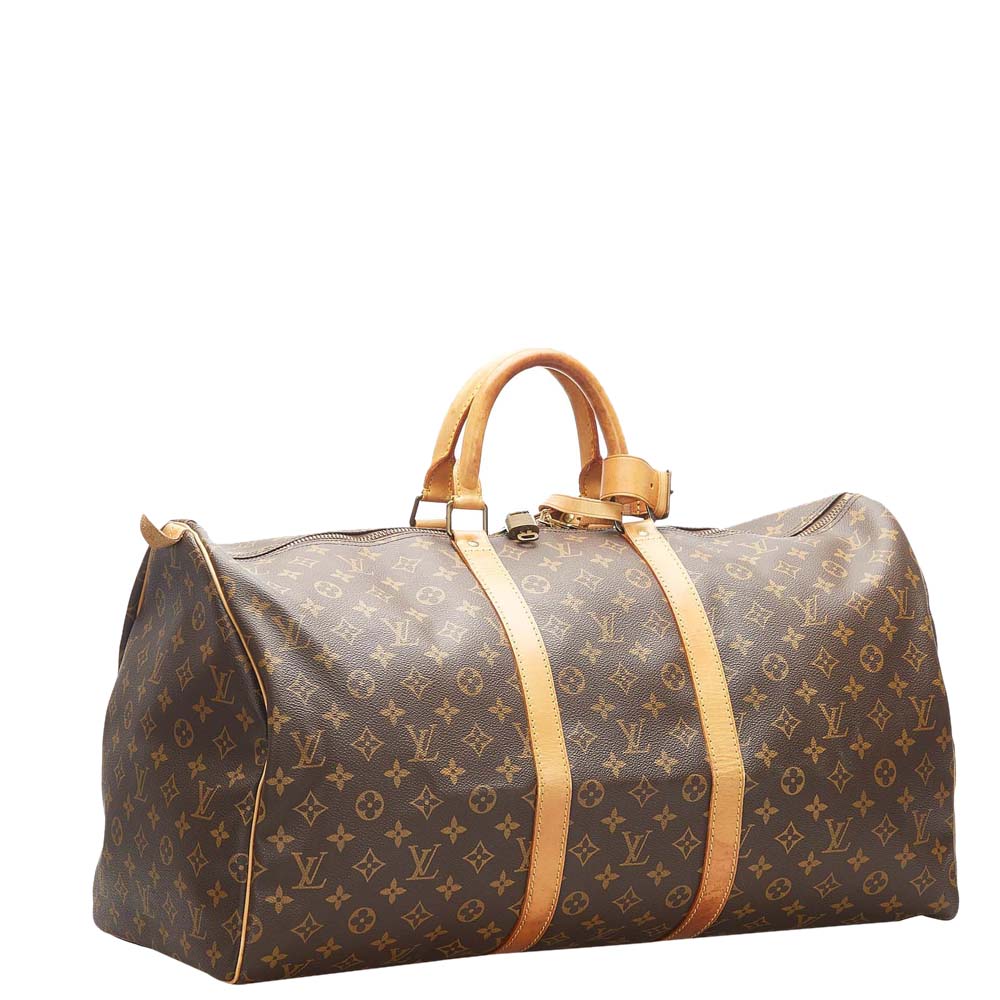 

Louis Vuitton Monogram Canvas Keepall 55 Bag, Brown