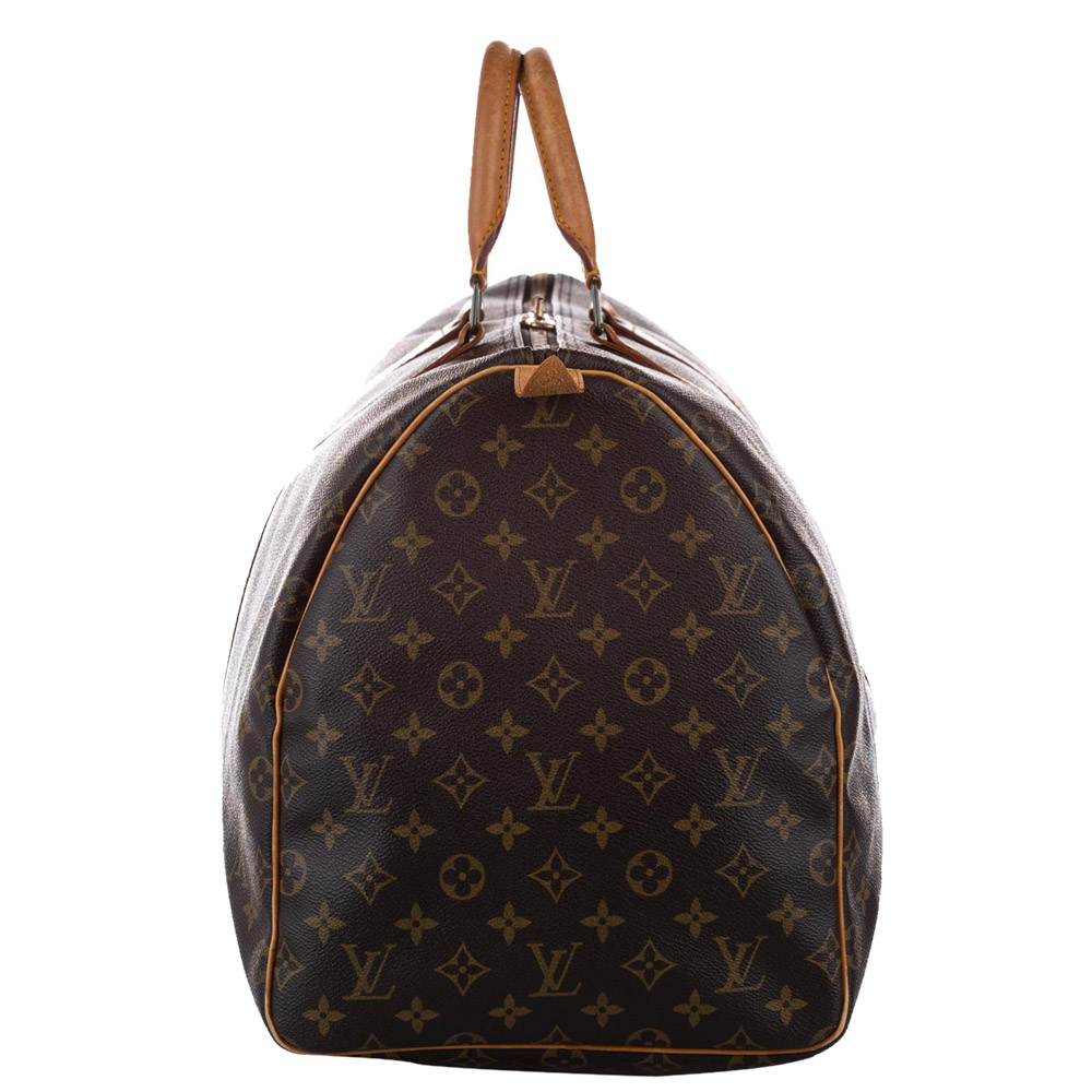 

Louis Vuitton Monogram Canvas Keepall 55 Bag, Brown