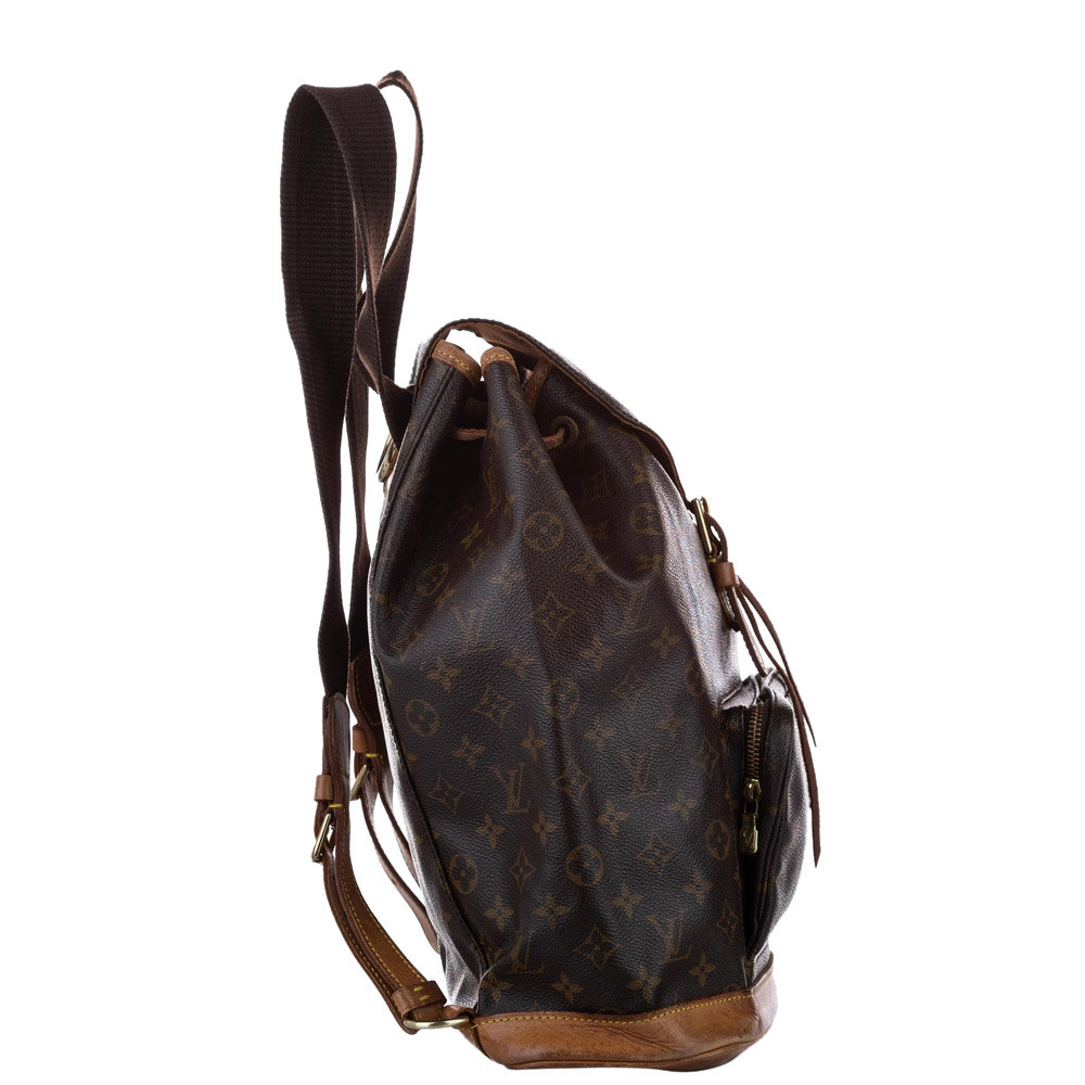 

Louis Vuitton Monogram Canvas Montsouris Backpack Bag, Brown