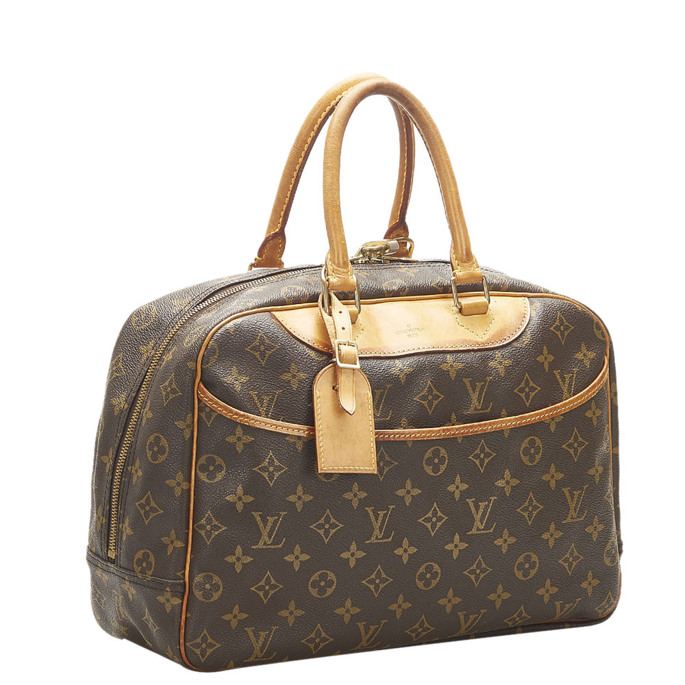 

Louis Vuitton Monogram Canvas Deauville Bag, Brown