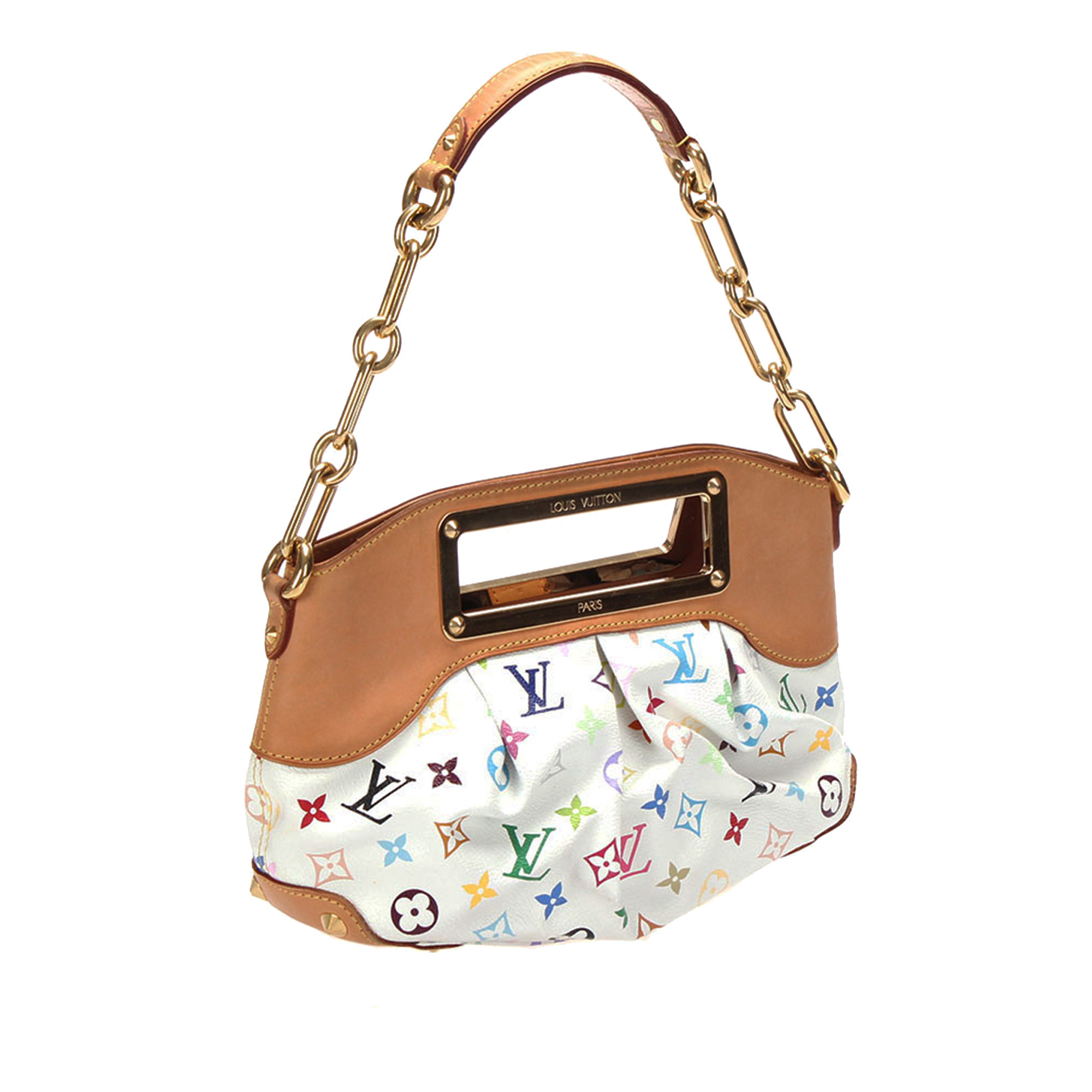 

Louis Vuitton White/Multicolor Monogram Multicolore Canvas Judy PM Bag