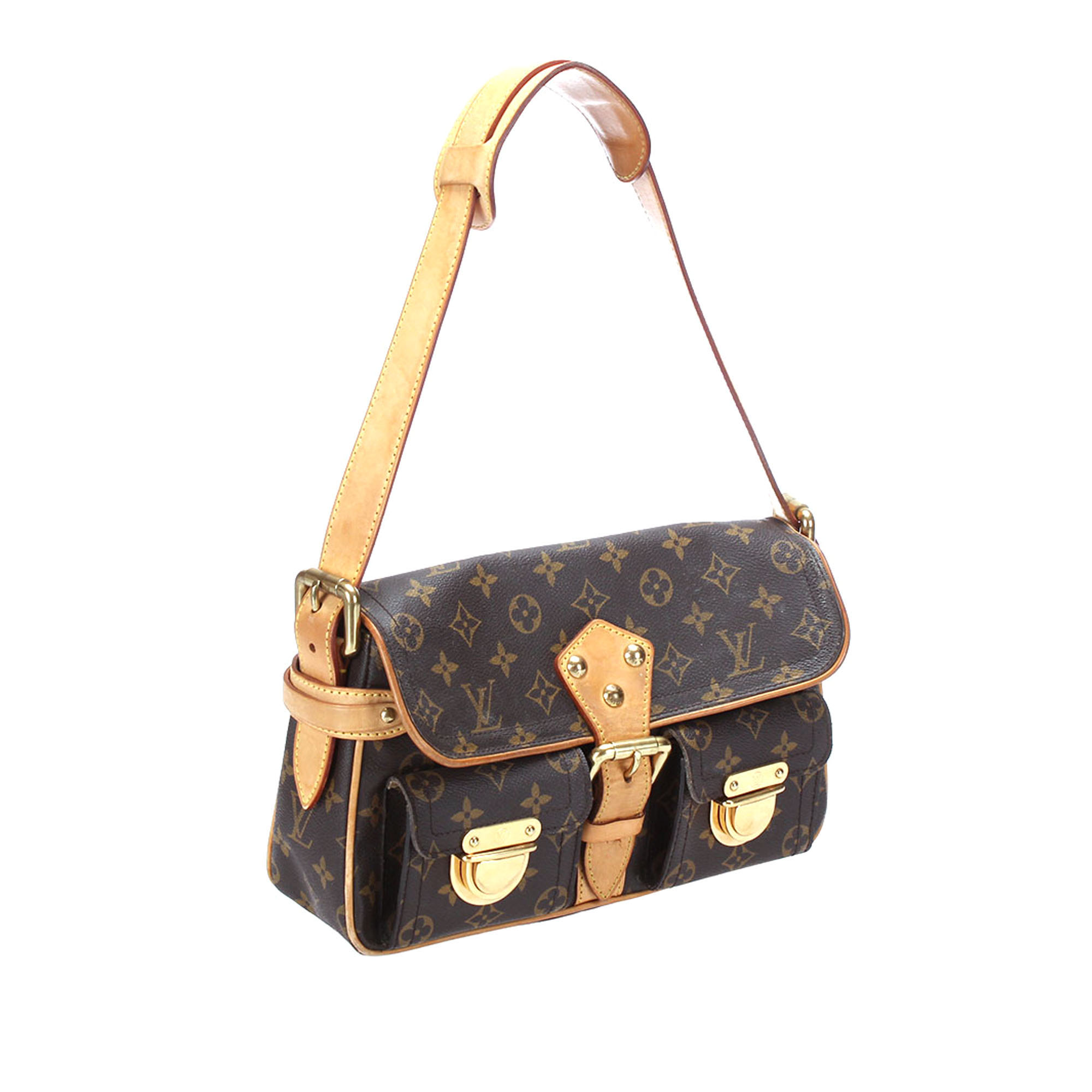 

Louis Vuitton Monogram Canvas Hudson PM Bag, Brown