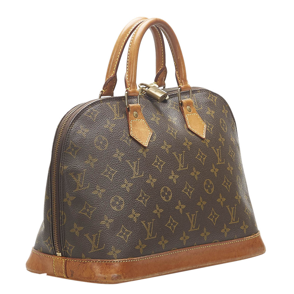 

Louis Vuitton Monogram Canvas Alma PM Bag, Brown