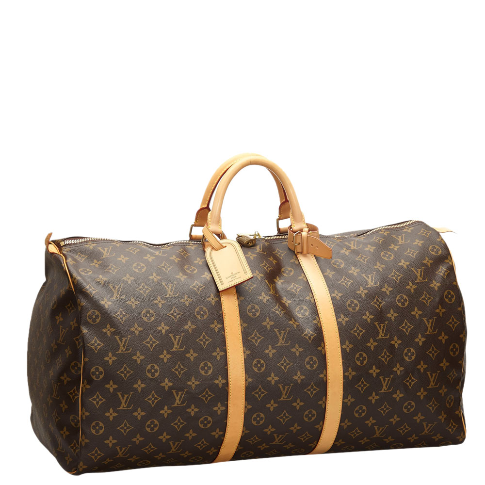 

Louis Vuitton Monogram Canvas Keepall 60 Bag, Brown