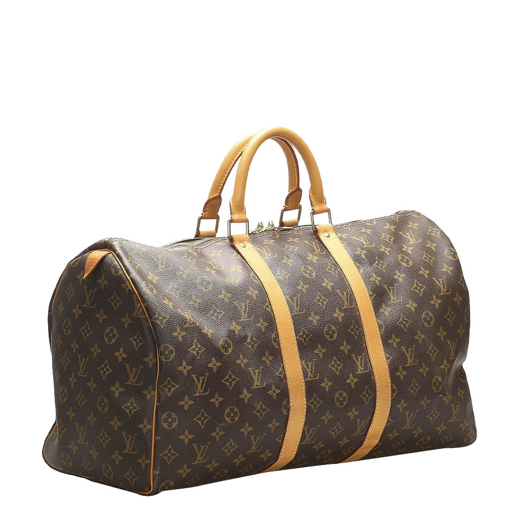 

Louis Vuitton Monogram Canvas Keepall 50 bag, Brown