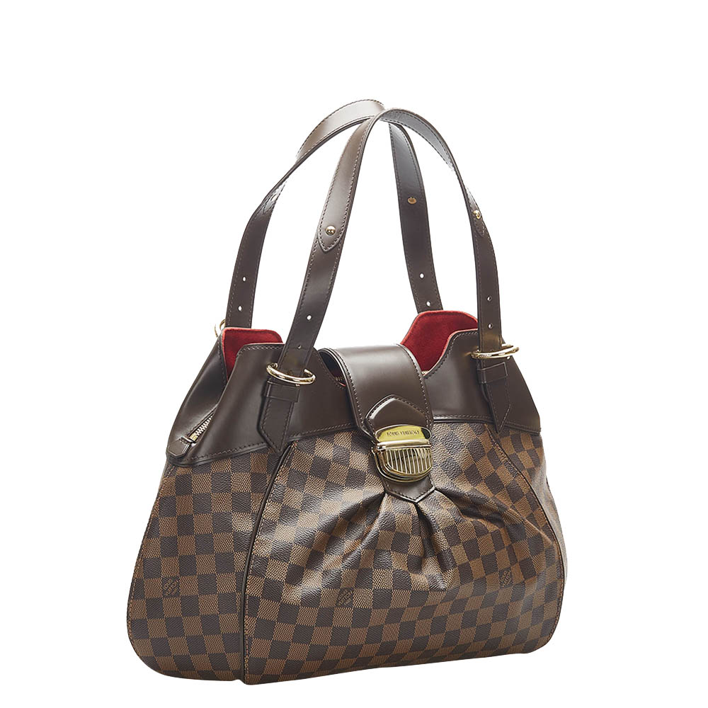 

Louis Vuitton Damier Ebene Canvas Sistina GM Bag, Brown