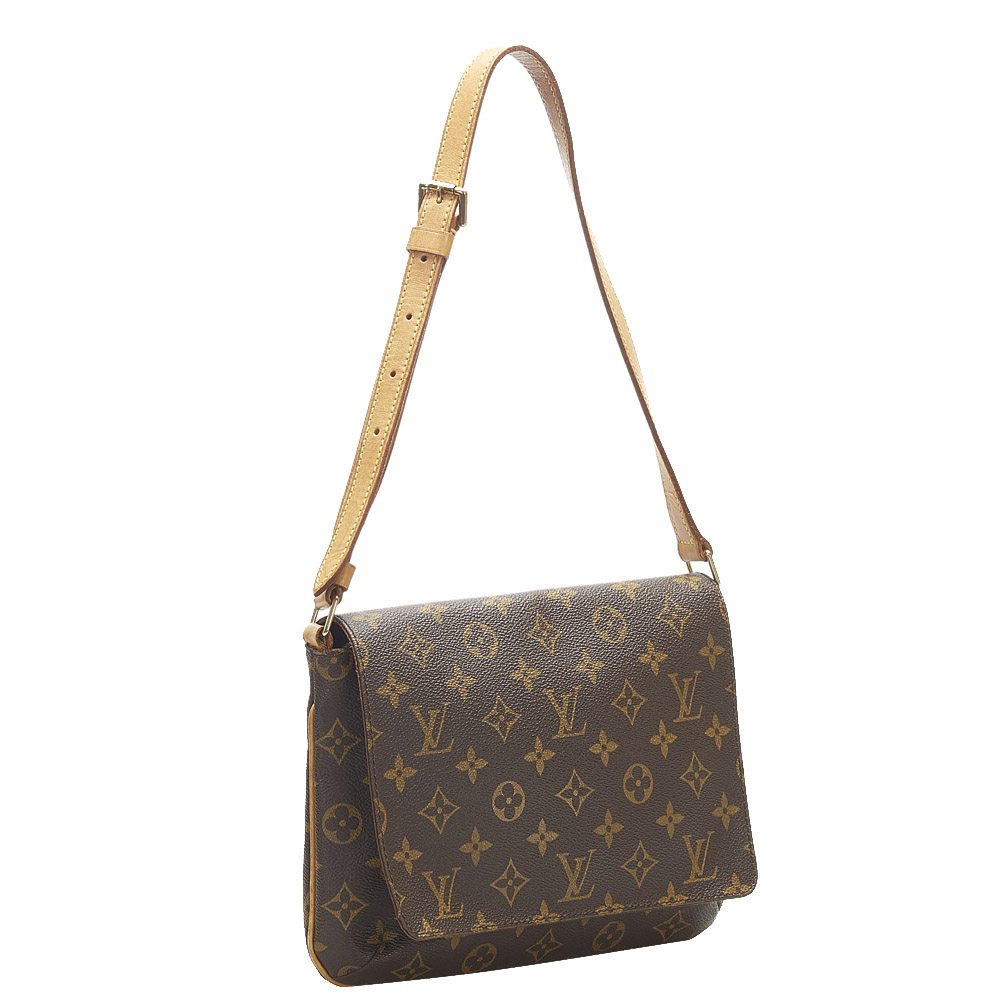 

Louis Vuitton Monogram Musette Canvas Tango Short Strap Bag, Brown