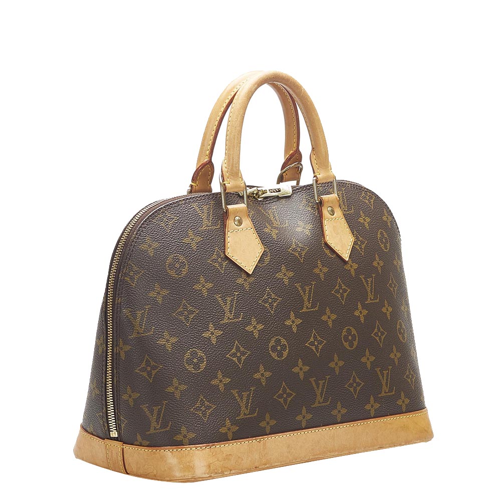 

Louis Vuitton Monogram Canvas Alma PM Bag, Brown