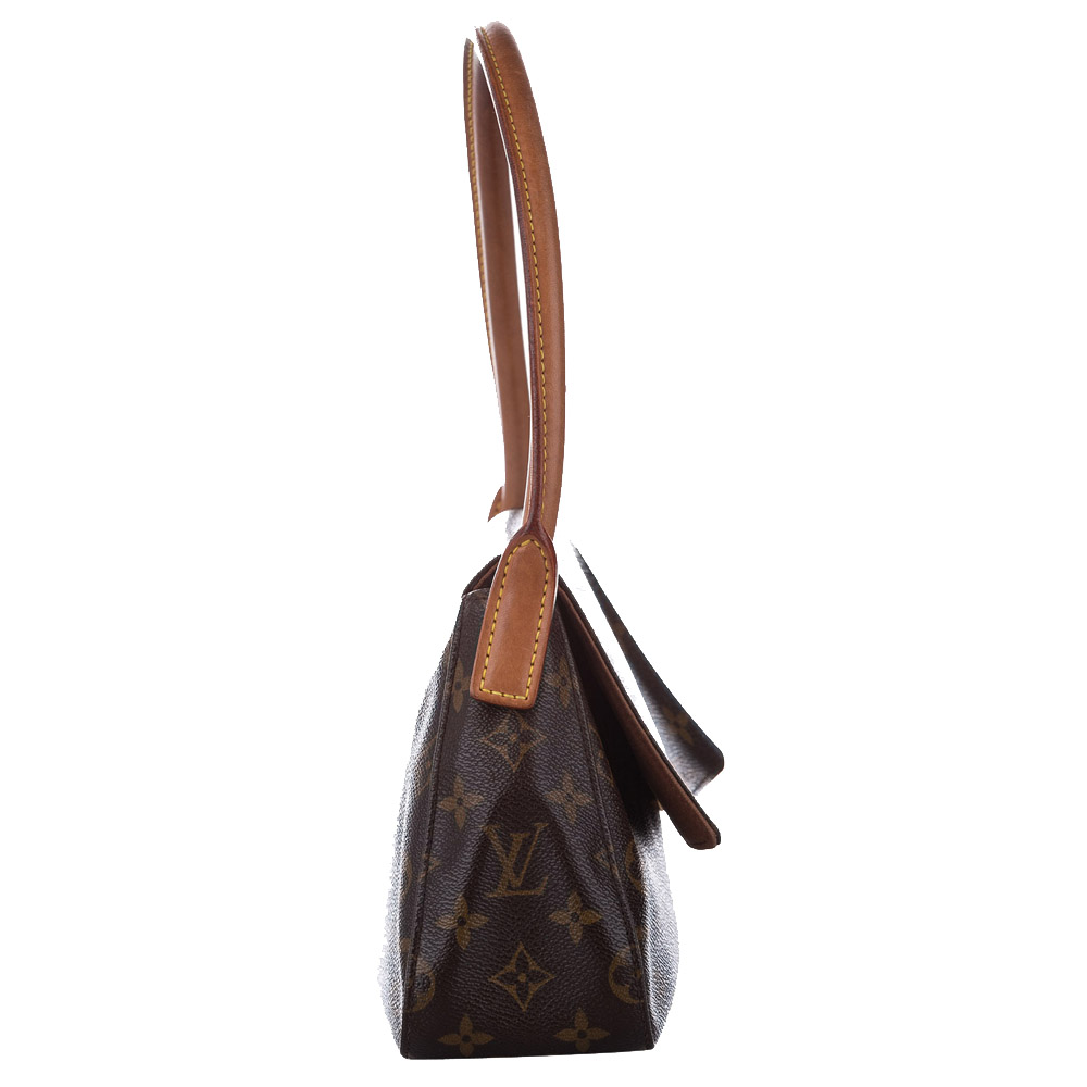 

Louis Vuitton Monogram Canvas Looping Mini Bag, Brown