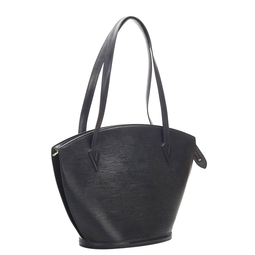 

Louis Vuitton Black Epi Leather Saint Jacques GM Long Strap Bag