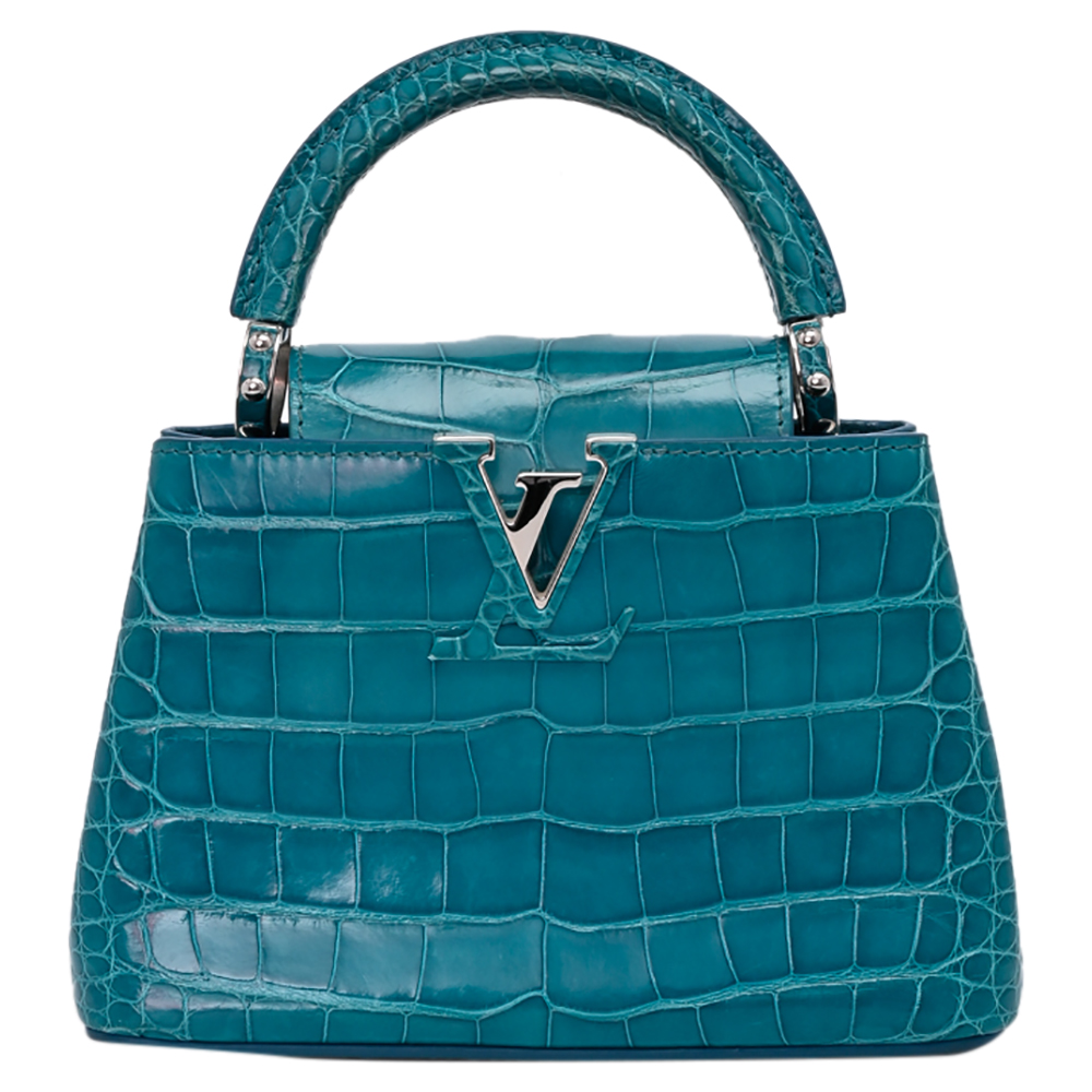 Louis Vuitton Capucines Bb In Crocodile Brillant | ModeSens