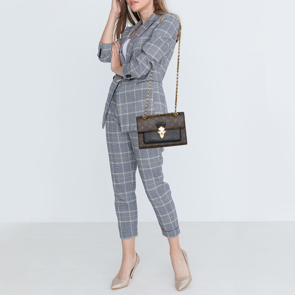 

Louis Vuitton Noir Monogram Canvas Victoire Bag, Black