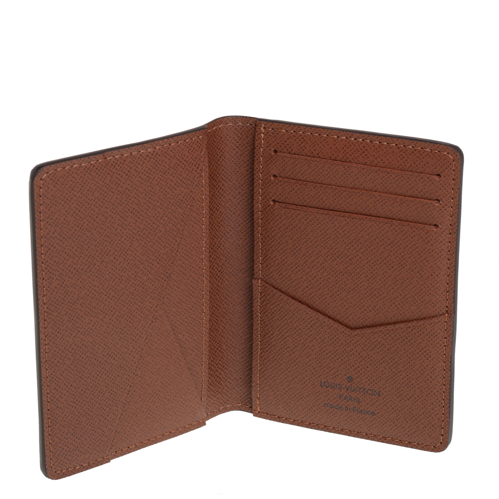 

Louis Vuitton Monogram Canvas Card Holder, Brown
