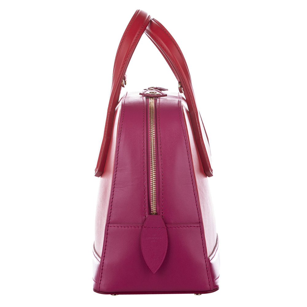 

Louis Vuitton Red Leather Dora PM Bag, Pink