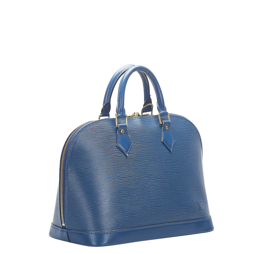 

Louis Vuitton Blue Epi Leather Alma PM Bag