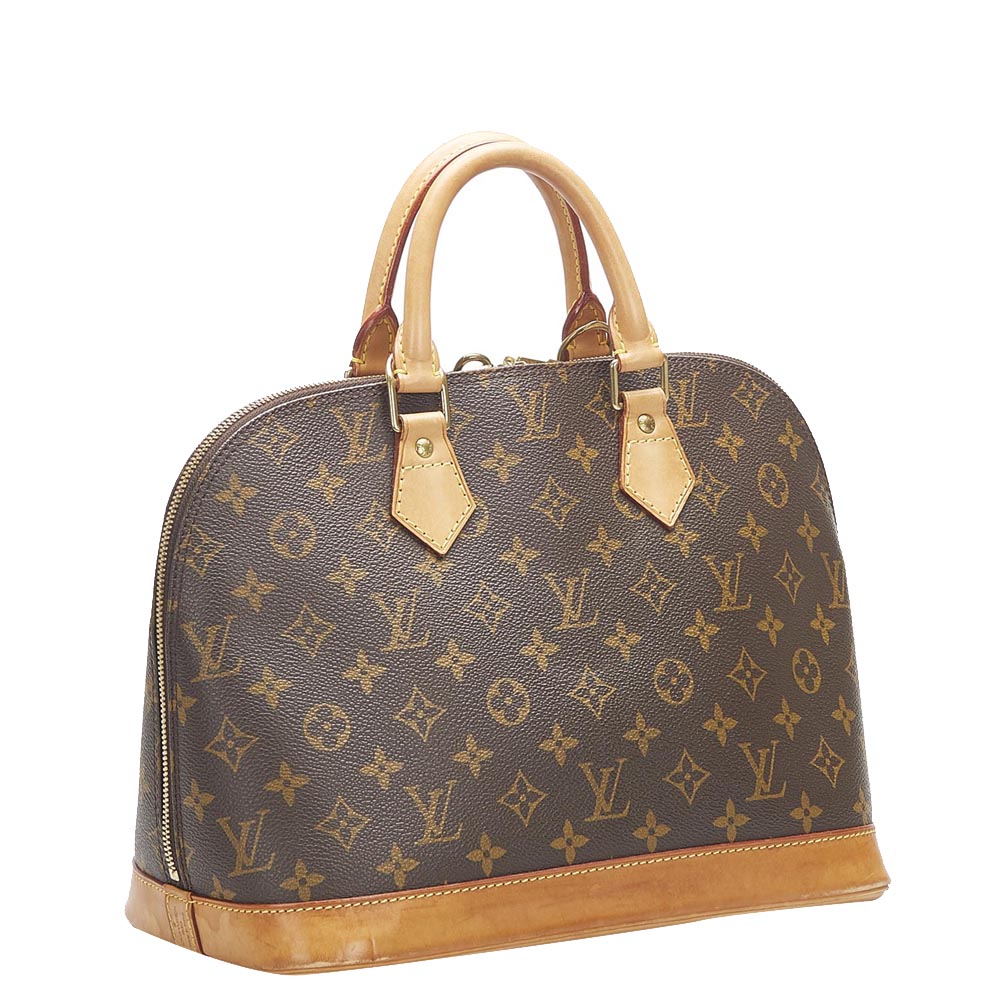 

Louis Vuitton Monogram Canvas Alma PM Bag, Brown