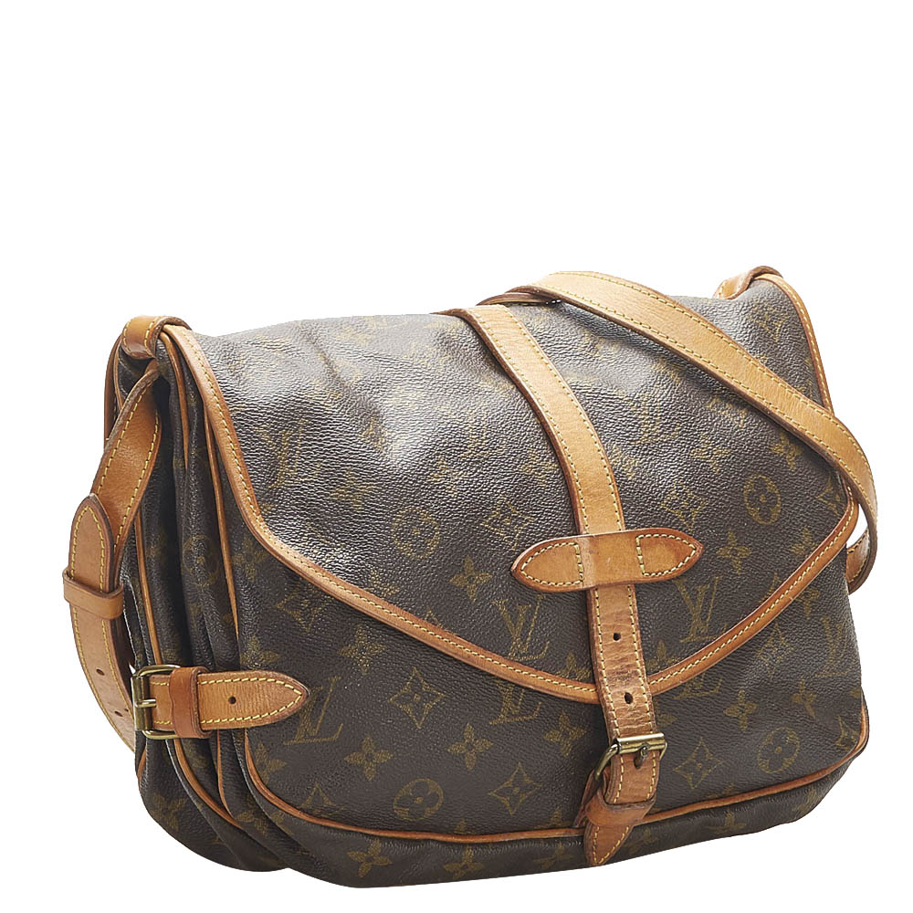 

Louis Vuitton Monogram Canvas Saumur 30 bag, Brown