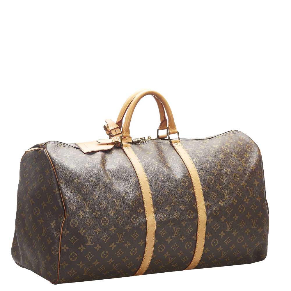 

Louis Vuitton Monogram Canvas Keepall 60 Bag, Brown
