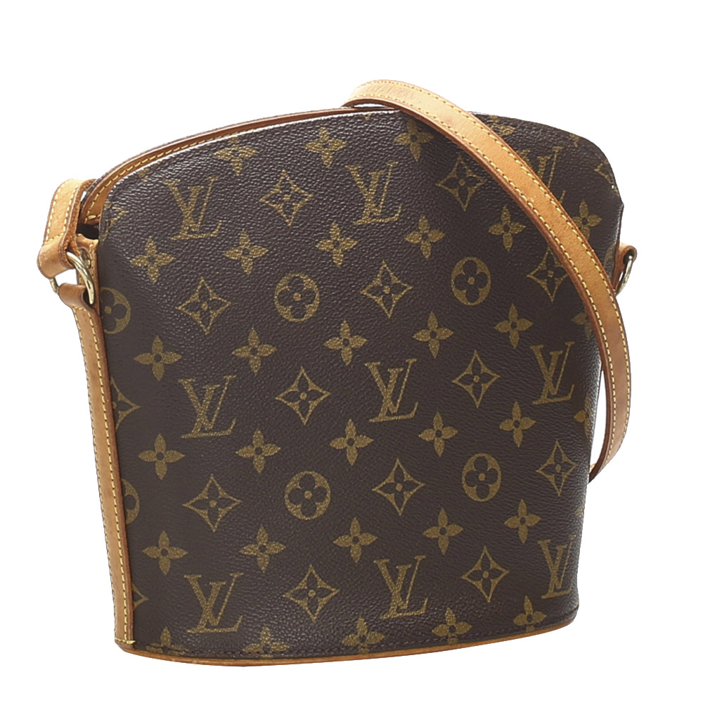 

Louis Vuitton Monogram Canvas Drouot Bag, Brown