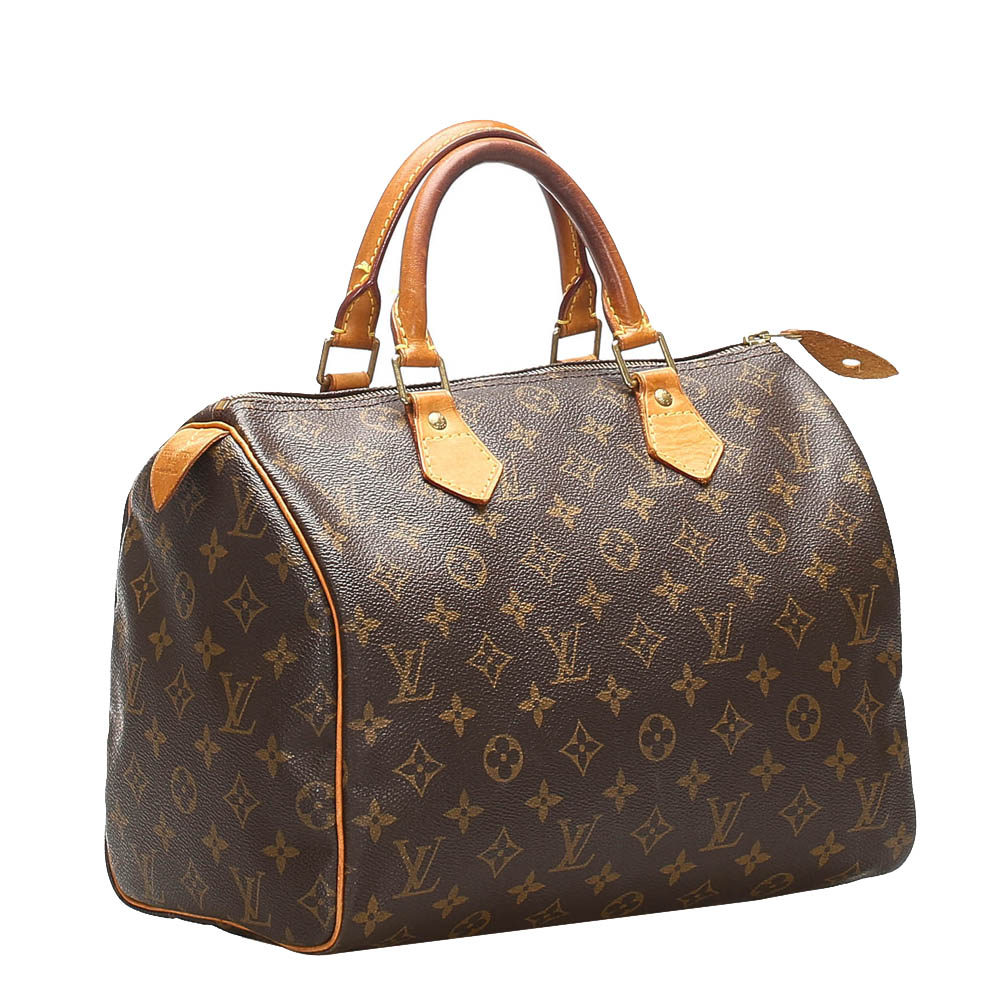 

Louis Vuitton Monogram Canvas Speedy 30 Bag, Brown