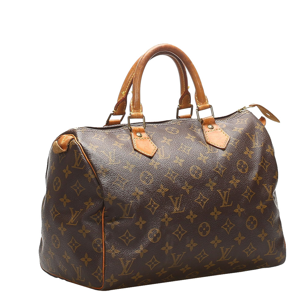 

Louis Vuitton Monogram Canvas Speedy 30 Bag, Brown