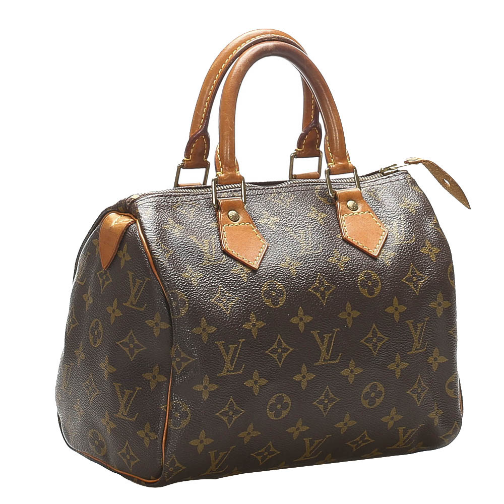 

Louis Vuitton Monogram Canvas Speedy 25 Bag, Brown