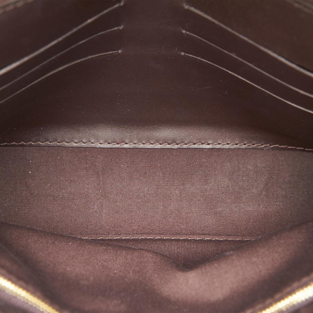 

Louis Vuitton Brown Monogram Vernis Rossmore MM Bag