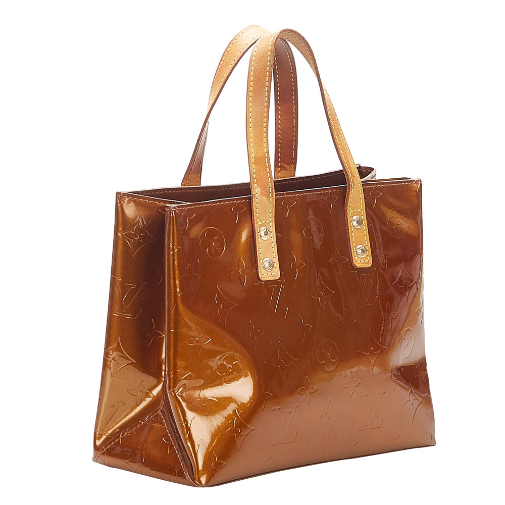 

Louis Vuitton Brown Monogram Vernis Reade PM Bag