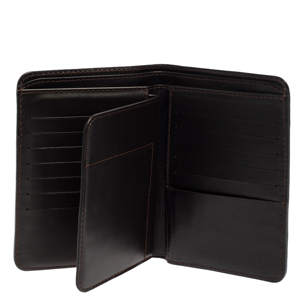 

Louis Vuitton Brown Leather Compact Wallet