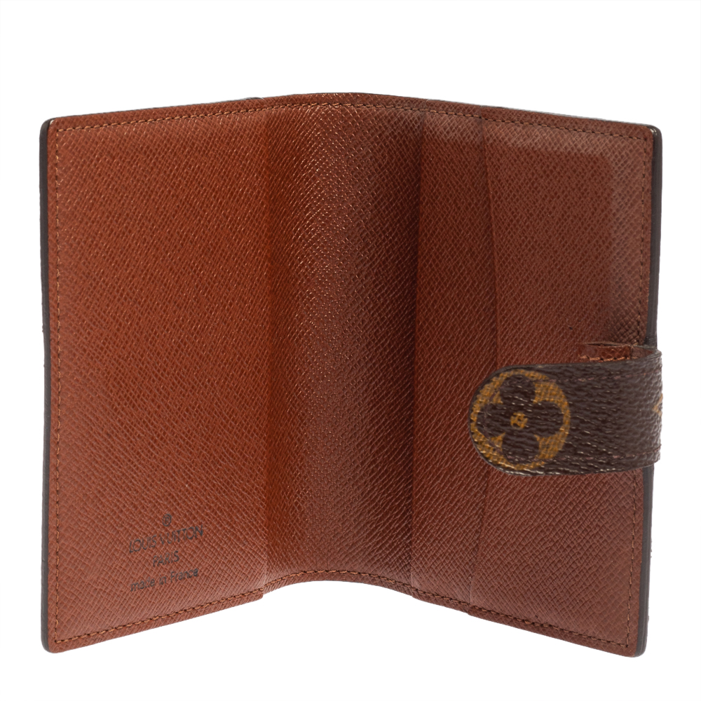 

Louis Vuitton Monogram Canvas Card Holder, Brown