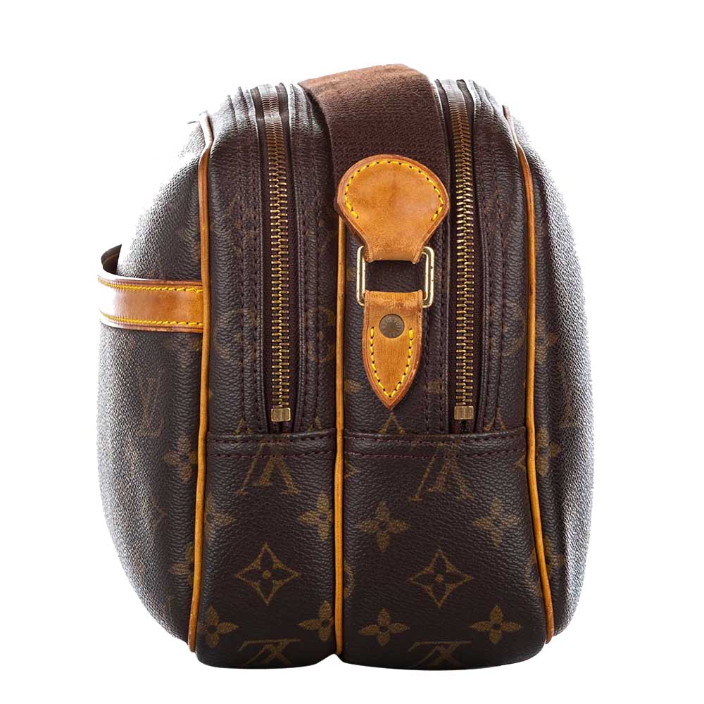 

Louis Vuitton Monogram Canvas Reporter PM Bag, Brown