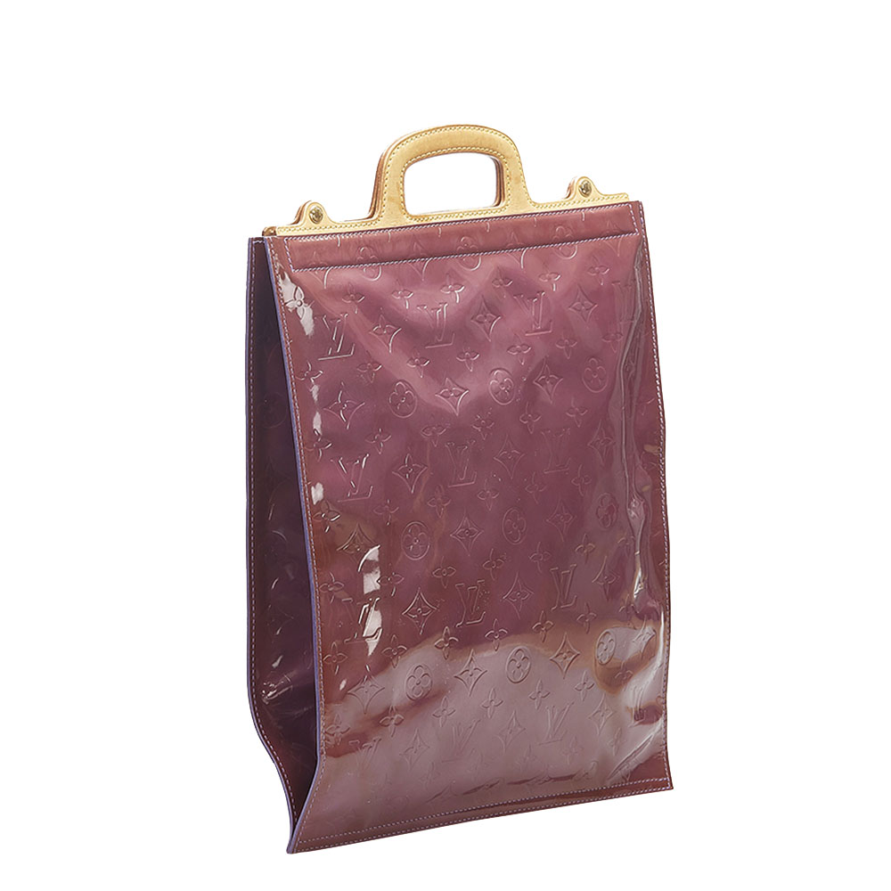 

Louis Vuitton Purple Monogram Vernis Stanton Tote Bag