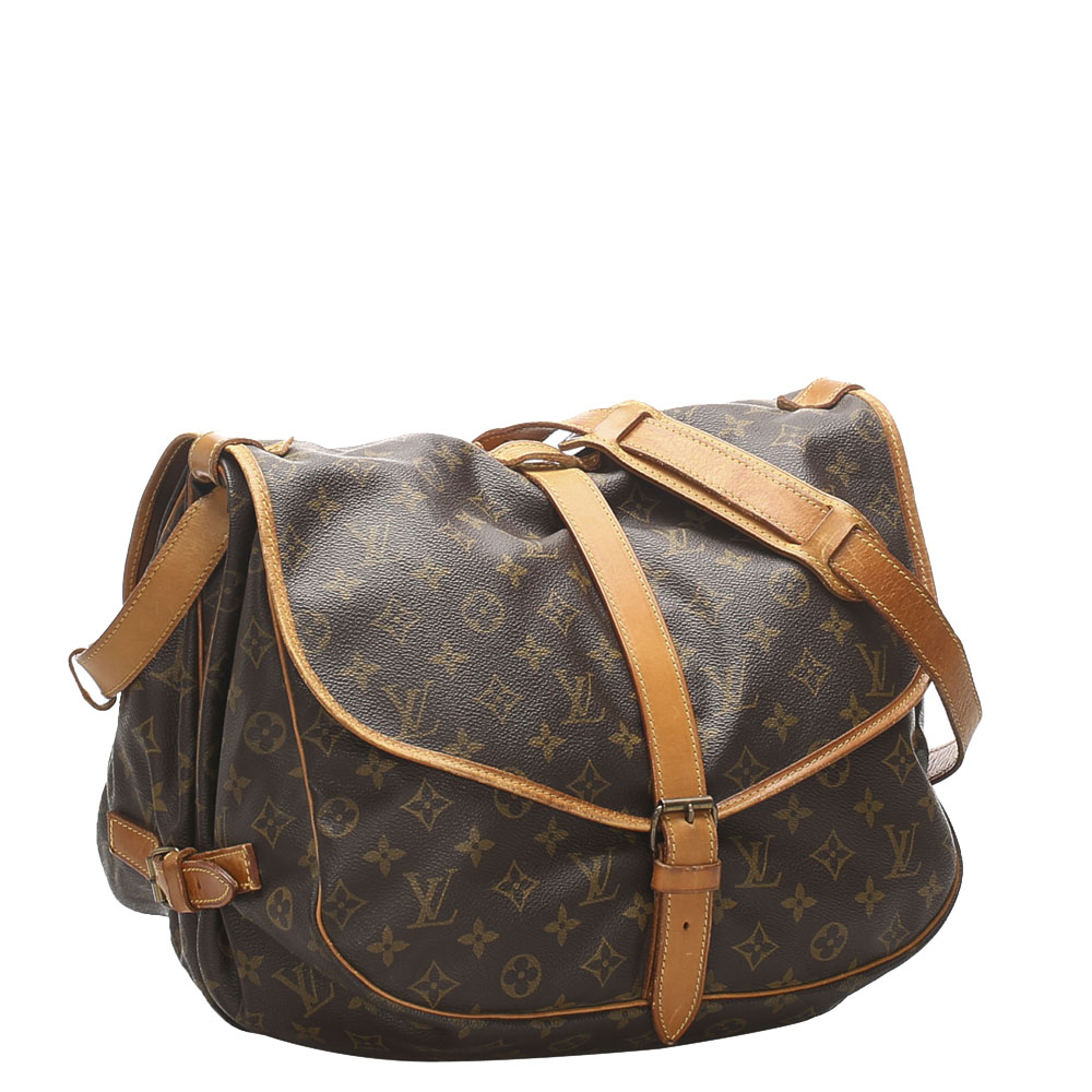 

Louis Vuitton Monogram Canvas Saumur 35 bag, Brown