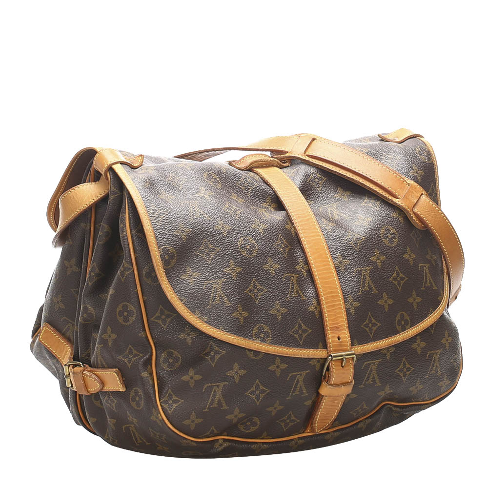 

Louis Vuitton Monogram Canvas Saumur 35 bag, Brown