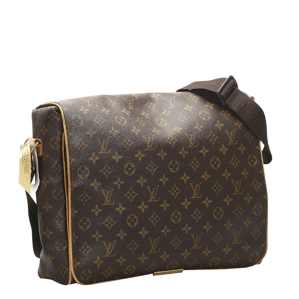 

Louis Vuitton Monogram Canvas Abbesses Messenger Bag, Brown