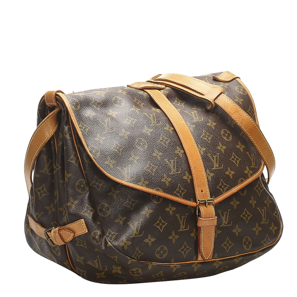 

Louis Vuitton Monogram Canvas Saumur 35 bag, Brown