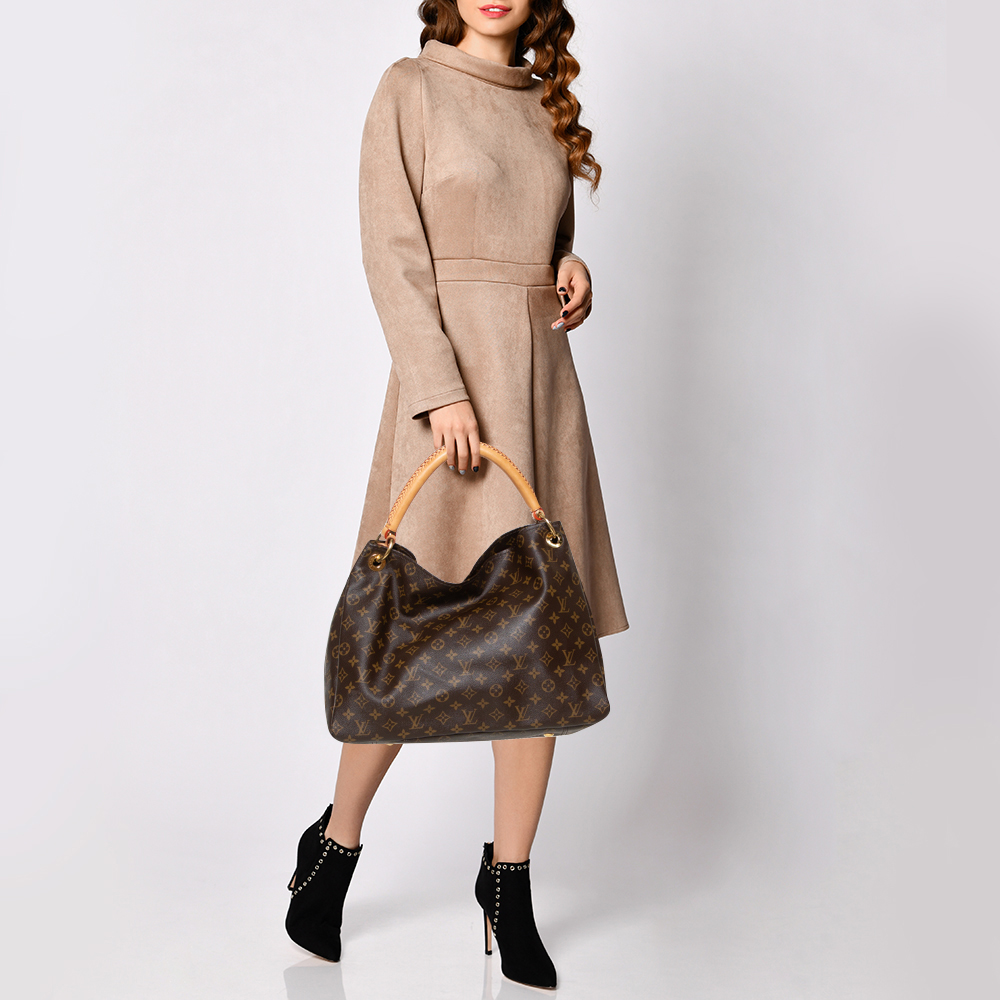 

Louis Vuitton Monogram Canvas Artsy MM Bag, Brown