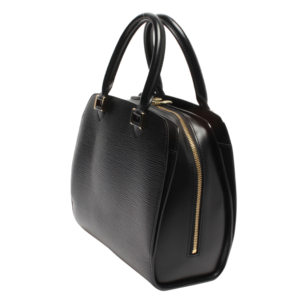 

Louis Vuitton Black Epi Leather Pont Neuf Satchel Bag