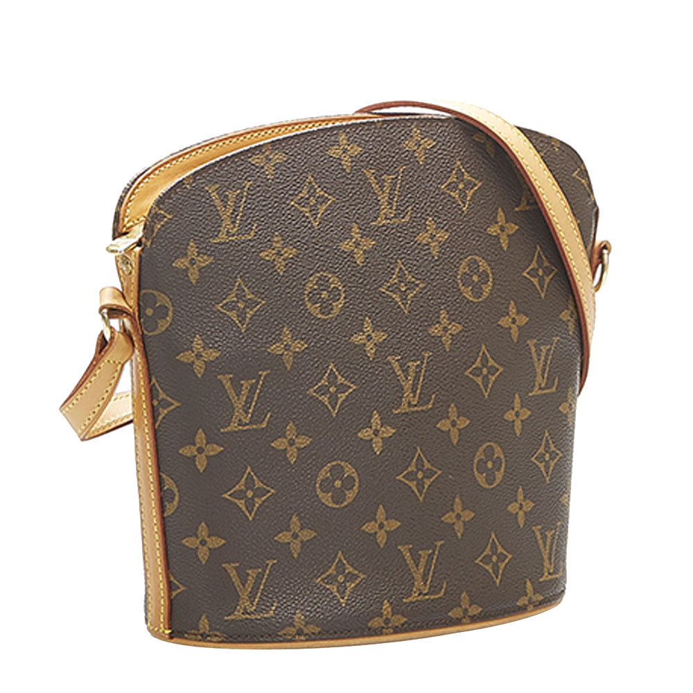 

Louis Vuitton Monogram Canvas Drouot Bag, Brown