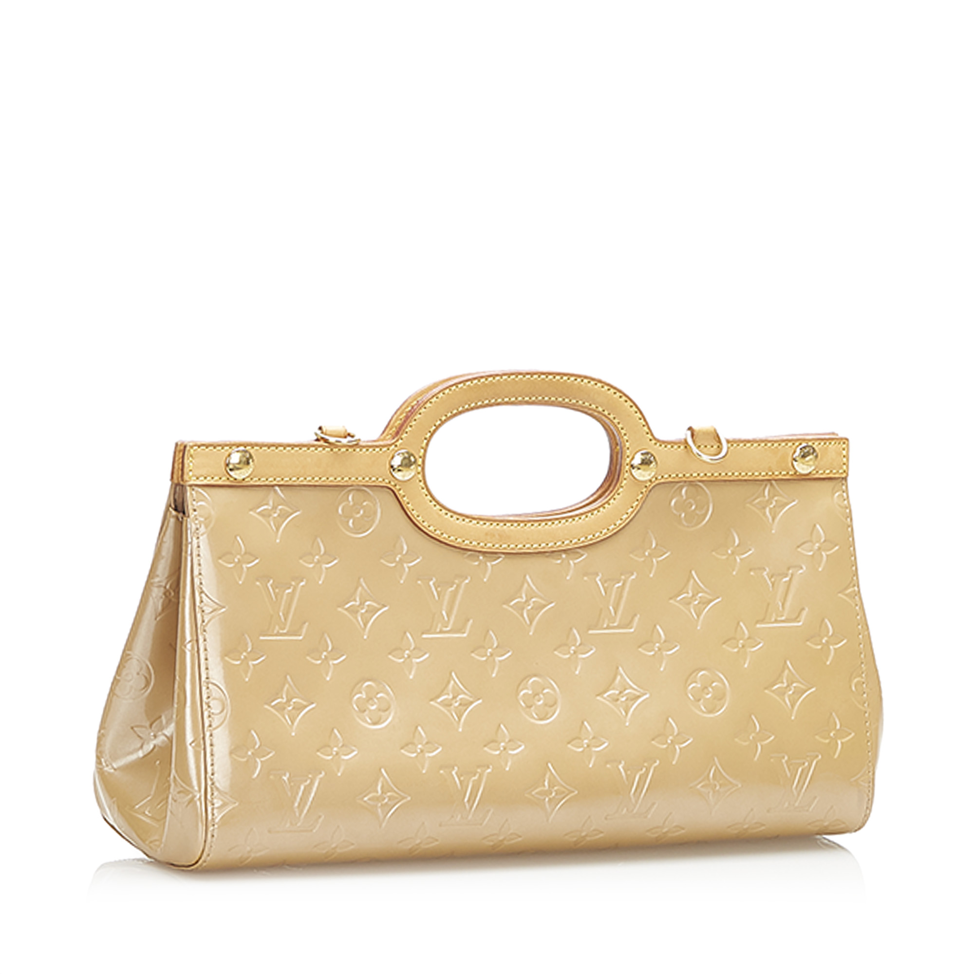 

Louis Vuitton Beige Monogram Vernis Roxbury Drive Bag