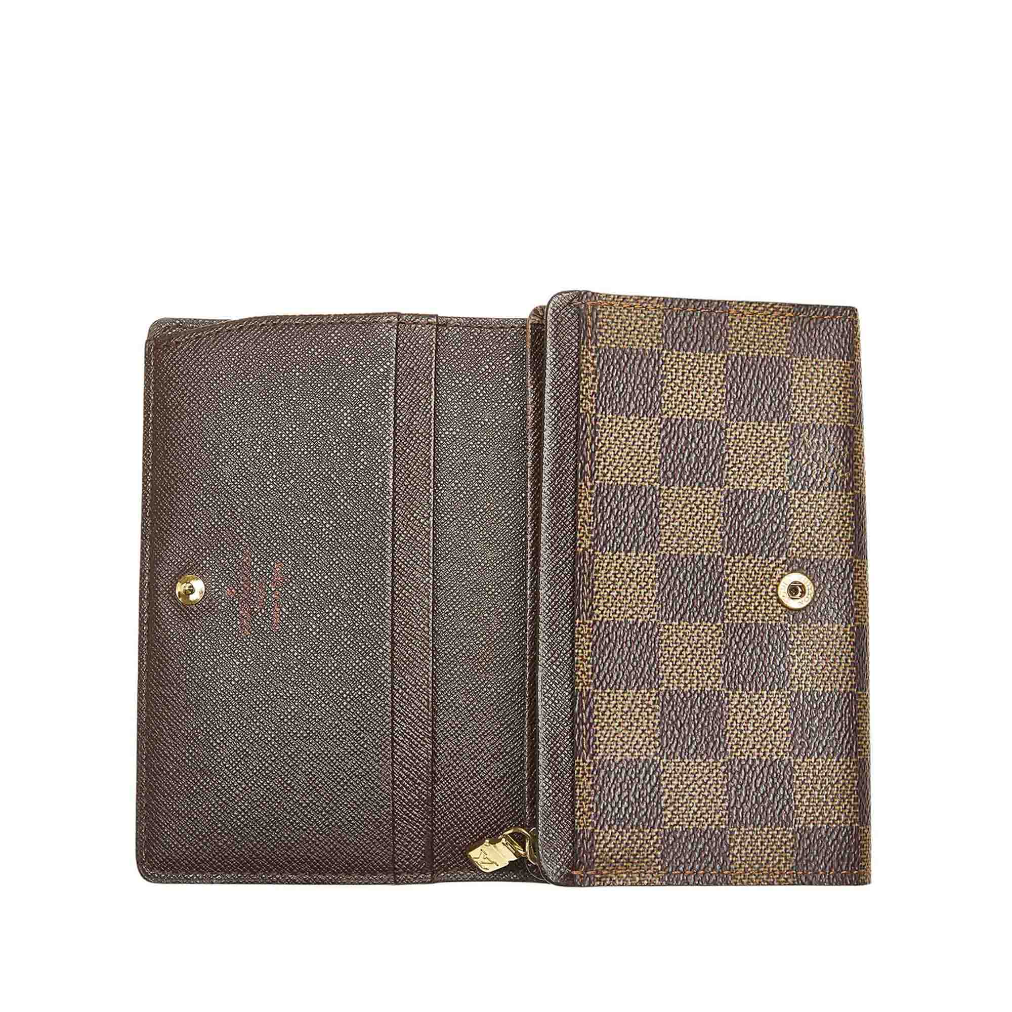 

Louis Vuitton Brown Canvas Wallet