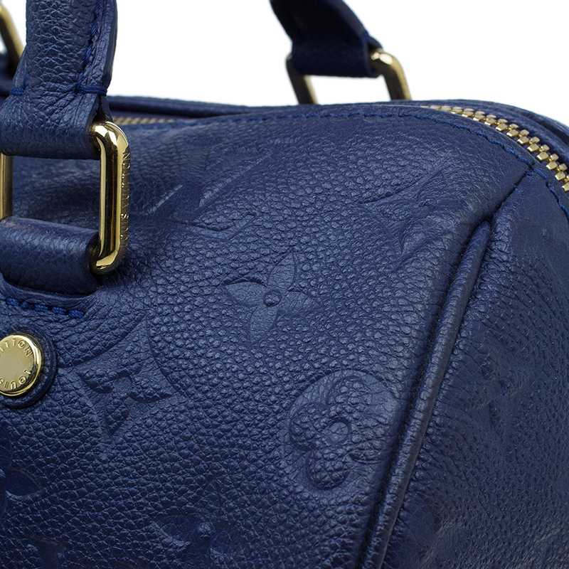 Louis Vuitton Empreinte Speedy Bandoulière 30 - Blue Handle Bags
