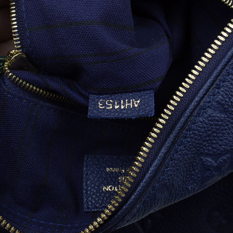 Louis Vuitton Empreinte Speedy Bandoulière 25 w/ Strap - Blue Handle Bags,  Handbags - LOU826069