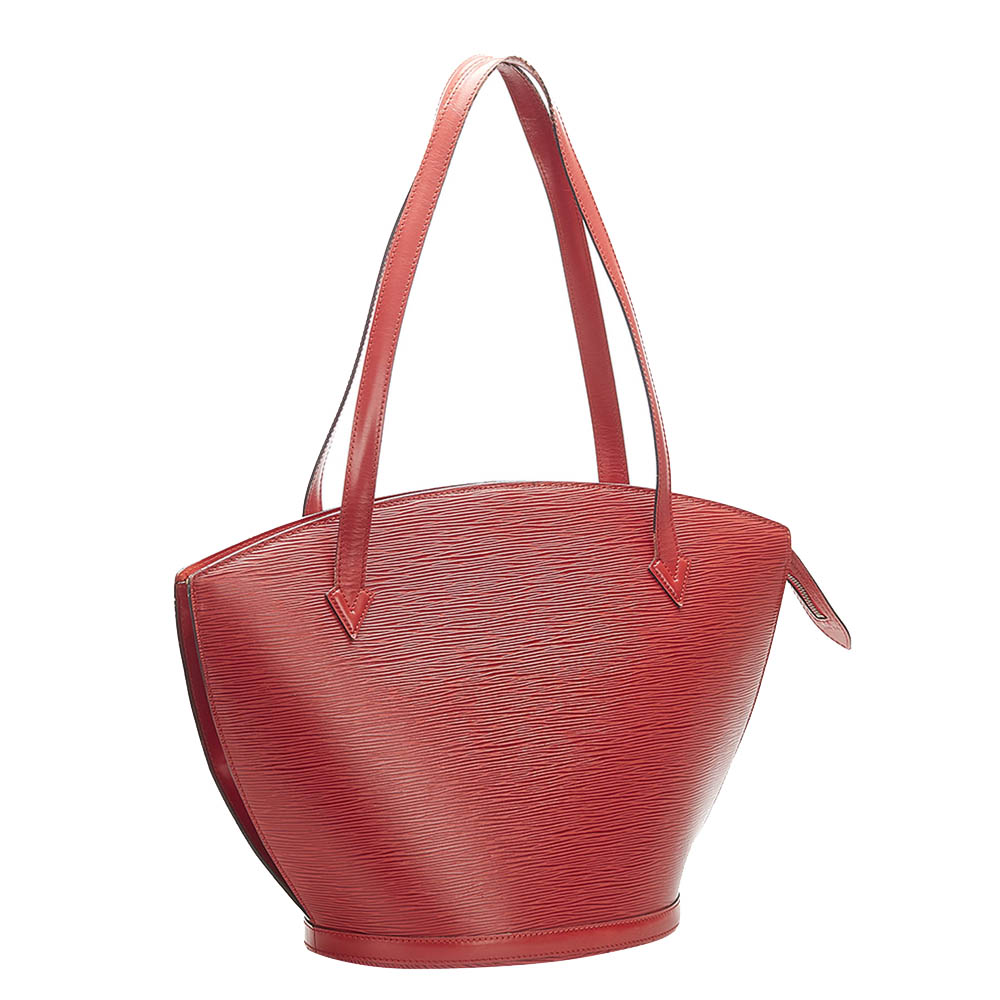 

Louis Vuitton Red Epi Leather Saint Jacques Long Strap PM Bag