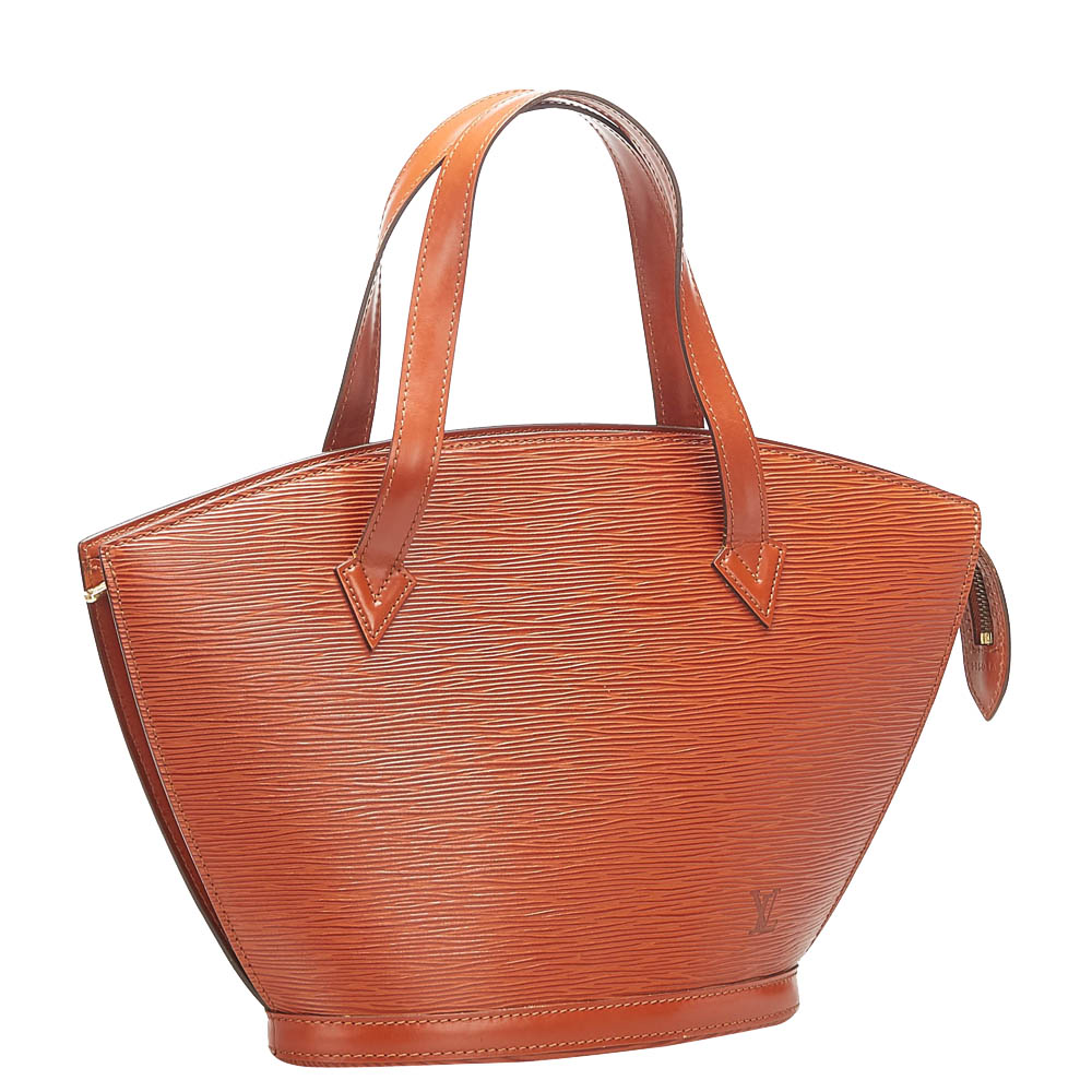 

Louis Vuitton Brown Leather Saint Jacques PM Bag