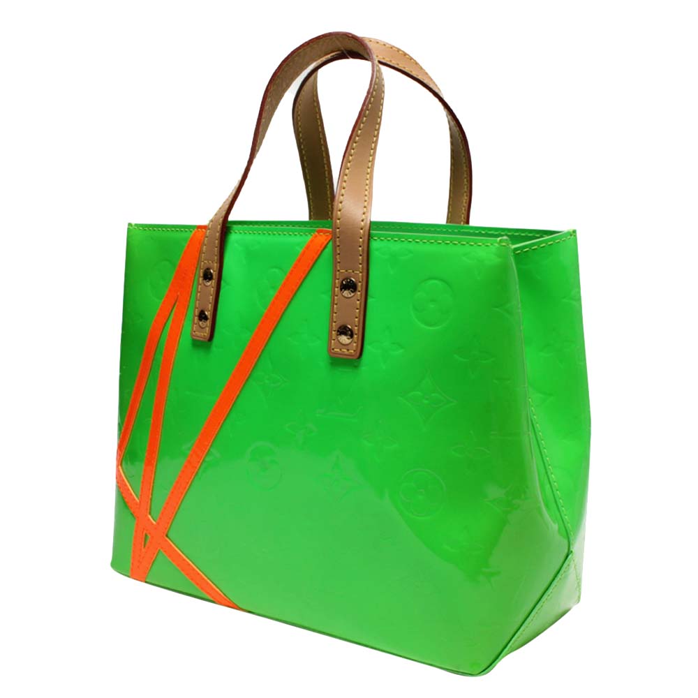 

Louis Vuitton Green Vernis Leather Robert Wilson Reade PM Bag